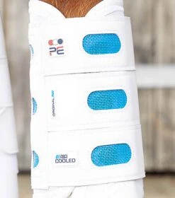 Air Cooled Original Eventing Boots -Premier Equine Air Cooled Original Eventing Boot Front White 6
