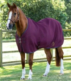 Airflow Cooler Rug -Premier Equine Airflow Cooler Rug Burgundy 1