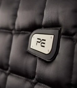 Alberta CC Satin Dressage Square -Premier Equine Alberta Dressage Saddle Pad Black4