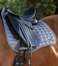 Alberta CC Satin Dressage Square -Premier Equine Alberta Dressage Saddle Pad Grey2 V2 628e73cc 7176 4f3e ae19 1360dd47f44a