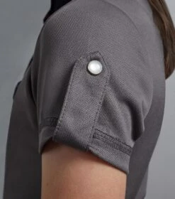 Mini Amia Girl's Technical Short Sleeve Riding Top -Premier Equine Amia Top Kids grey 5