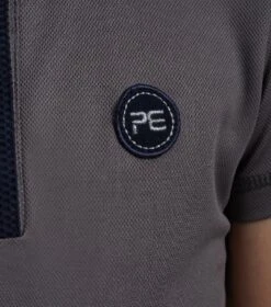 Mini Amia Girl's Technical Short Sleeve Riding Top -Premier Equine Amia Top Kids grey 6