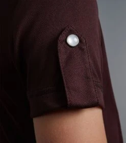 Mini Amia Girl's Technical Short Sleeve Riding Top -Premier Equine Amia Top Kids wine 5