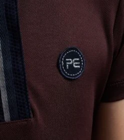 Mini Amia Girl's Technical Short Sleeve Riding Top -Premier Equine Amia Top Kids wine 6