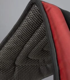 Anti-Slip Airflow Shockproof Racing/ Training Saddle Pad -Premier Equine Anti Slip Airflow Shockproof Racing Training Pad Black Red Black 4