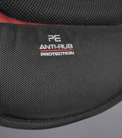 Anti-Slip Airflow Shockproof Racing/ Training Saddle Pad -Premier Equine Anti Slip Airflow Shockproof Racing Training Pad Black Red Black 5