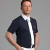 Antonio Men's Short Sleeve Show Shirt -Premier Equine AntonioMen sShortSleeveShowShirt Navy 1