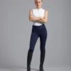 Aporia Ladies Riding Tights 1 Aporia Ladies Riding Tights -Premier Equine Aporia Riding Tights Navy 1