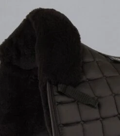 Atlantis CC Satin Wool Dressage Square -Premier Equine Atlantis Dressage Saddle Pad Black3