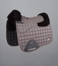 Atlantis CC Satin Wool Dressage Square -Premier Equine Atlantis Dressage Saddle Pad Grey1 d438210b 627a 4b2e 9dcb ebc3474737eb