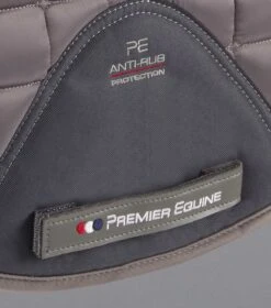 Atlantis CC Satin Wool Dressage Square -Premier Equine Atlantis Dressage Saddle Pad Grey5