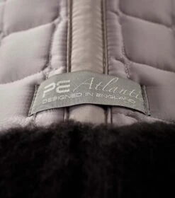 Atlantis CC Satin Wool Dressage Square -Premier Equine Atlantis Dressage Saddle Pad Grey6