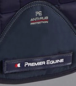 Atlantis CC Satin Wool Dressage Square -Premier Equine Atlantis Dressage Saddle Pad Navy5