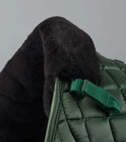 Atlantis CC Satin Wool GP/Jump Square -Premier Equine Atlantis GP Jump Saddle Pad Green3