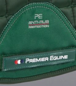 Atlantis CC Satin Wool GP/Jump Square -Premier Equine Atlantis GP Jump Saddle Pad Green5