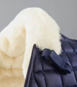 Atlantis CC Satin Wool GP/Jump Square -Premier Equine Atlantis GP Jump Saddle Pad Navy3