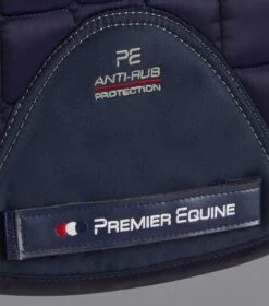 Atlantis CC Satin Wool GP/Jump Square -Premier Equine Atlantis GP Jump Saddle Pad Navy5