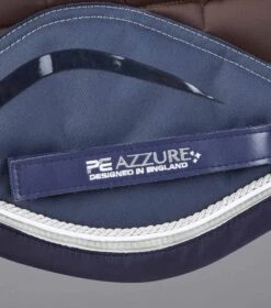 Azzure Anti-Slip Satin Dressage Square -Premier Equine Azzure Anti Slip Satin Dressage Square Brown 5
