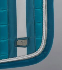 Azzure Anti-Slip Satin Dressage Square -Premier Equine Azzure Anti Slip Satin Dressage Square Turquoise 2