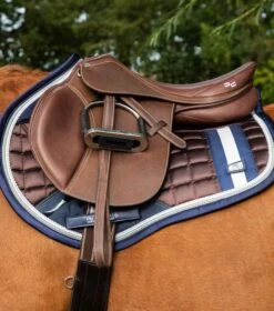 Azzure Anti-Slip Satin GP/ Jump Square 35 Azzure Anti-Slip Satin GP/ Jump Square -Premier Equine Azzure Anti Slip Satin GP Jump Square Brown 2