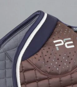 Azzure Anti-Slip Satin GP/ Jump Square 36 Azzure Anti-Slip Satin GP/ Jump Square -Premier Equine Azzure Anti Slip Satin GP Jump Square Brown 3