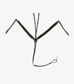 Baressa Elastic Jumping Breastplate -Premier Equine Baressa Elastic Jumping Breastplate Black 4