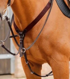 Baressa Elastic Jumping Breastplate -Premier Equine Baressa Elastic Jumping Breastplate Brown 1 e2e8c8d1 26da 4fc6 9037 5a6864eff753