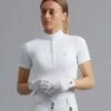 Bellisa Ladies Show Shirt -Premier Equine Bellissa Shirt White 12