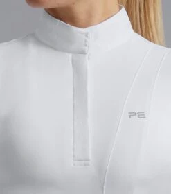 Bellisa Ladies Show Shirt -Premier Equine Bellissa Shirt White 3
