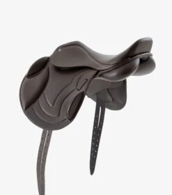 Bordeaux Synthetic Monoflap Cross Country Saddle -Premier Equine Bordeaux Synthetic Monoflap Cross Country Saddle Brown 3