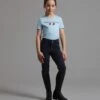Brava Girls Full Seat Gel Riding Breeches -Premier Equine Brava Breeches Navy 1