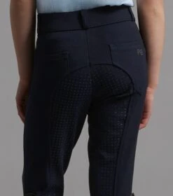 Brava Girls Full Seat Gel Riding Breeches 10 Brava Girls Full Seat Gel Riding Breeches -Premier Equine Brava Breeches Navy 3