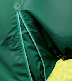 Buster 200g Turnout Rug With Snug-Fit Neck Cover -Premier Equine Buster 200 Turnout Rug Green 4