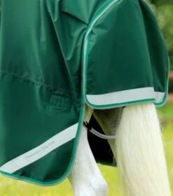 Buster 200g Turnout Rug With Snug-Fit Neck Cover -Premier Equine Buster 200 Turnout Rug Green 6