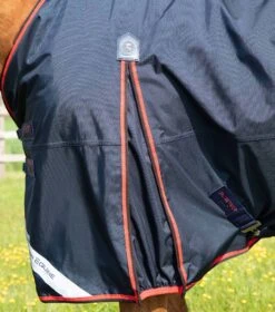 Buster 250g Turnout Rug With Classic Neck Cover 11 Buster 250g Turnout Rug With Classic Neck Cover -Premier Equine Buster 250 Turnout Rug Navy 5