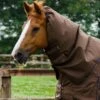 Buster 400g Turnout Rug Neck Cover (200g Fill) 1 Buster 400g Turnout Rug Neck Cover (200g Fill) -Premier Equine Buster 400 Turnout Rug Brown Neck 1