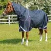 Buster 70g Turnout Rug With Classic Neck Cover -Premier Equine Buster 70 Navy 1
