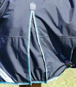 Buster Storm 100g Combo Turnout Rug With Snug-Fit Neck -Premier Equine Buster Storm 100 Turnout Rug Navy 4