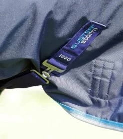 Buster Storm 100g Combo Turnout Rug With Snug-Fit Neck -Premier Equine Buster Storm 100 Turnout Rug Navy 5