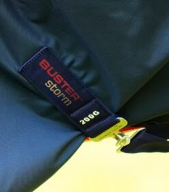 Buster Storm 200g Combo Turnout Rug With Snug-Fit Neck 12 Buster Storm 200g Combo Turnout Rug With Snug-Fit Neck -Premier Equine Buster Storm 200 Turnout Rug Navy 5