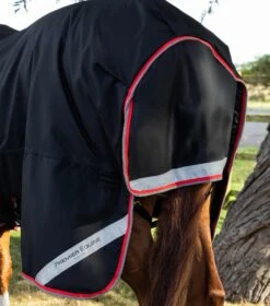 Buster Storm 400g Combo Turnout Rug With Snug-Fit Neck -Premier Equine Buster Storm 400 Turnout Rug Black 6