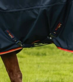Buster Zero Turnout Rug With Classic Neck Cover -Premier Equine Buster Zero Turnout Rug Navy 6 53f881a4 ed13 41fa 9aab a5462d429ab5
