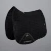 Close Contact European Cotton Saddle Pad - Dressage Square -Premier Equine CC European Cotton Dressage Black 1