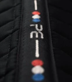 Close Contact European Cotton Saddle Pad - Dressage Square -Premier Equine CC European Cotton Dressage Black 6