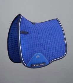 Close Contact European Cotton Saddle Pad - Dressage Square -Premier Equine CC European Cotton Dressage Royal Blue 1