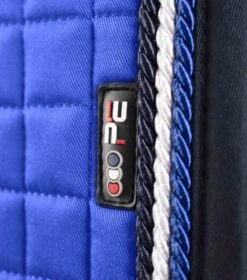 Close Contact European Cotton Saddle Pad - Dressage Square -Premier Equine CC European Cotton Dressage Royal Blue 2