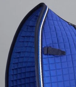 Close Contact European Cotton Saddle Pad - Dressage Square -Premier Equine CC European Cotton Dressage Royal Blue 3