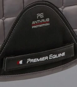Capella Close Contact Merino Wool GP/Jump Square -Premier Equine Capella Wool GPJump Saddle Pad Anthracite 5