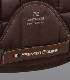 Capella Close Contact Merino Wool GP/Jump Square -Premier Equine Capella Wool GPJump Saddle Pad Chocolate 5