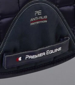 Capella Close Contact Merino Wool GP/Jump Square -Premier Equine Capella Wool GPJump Saddle Pad Navy 6